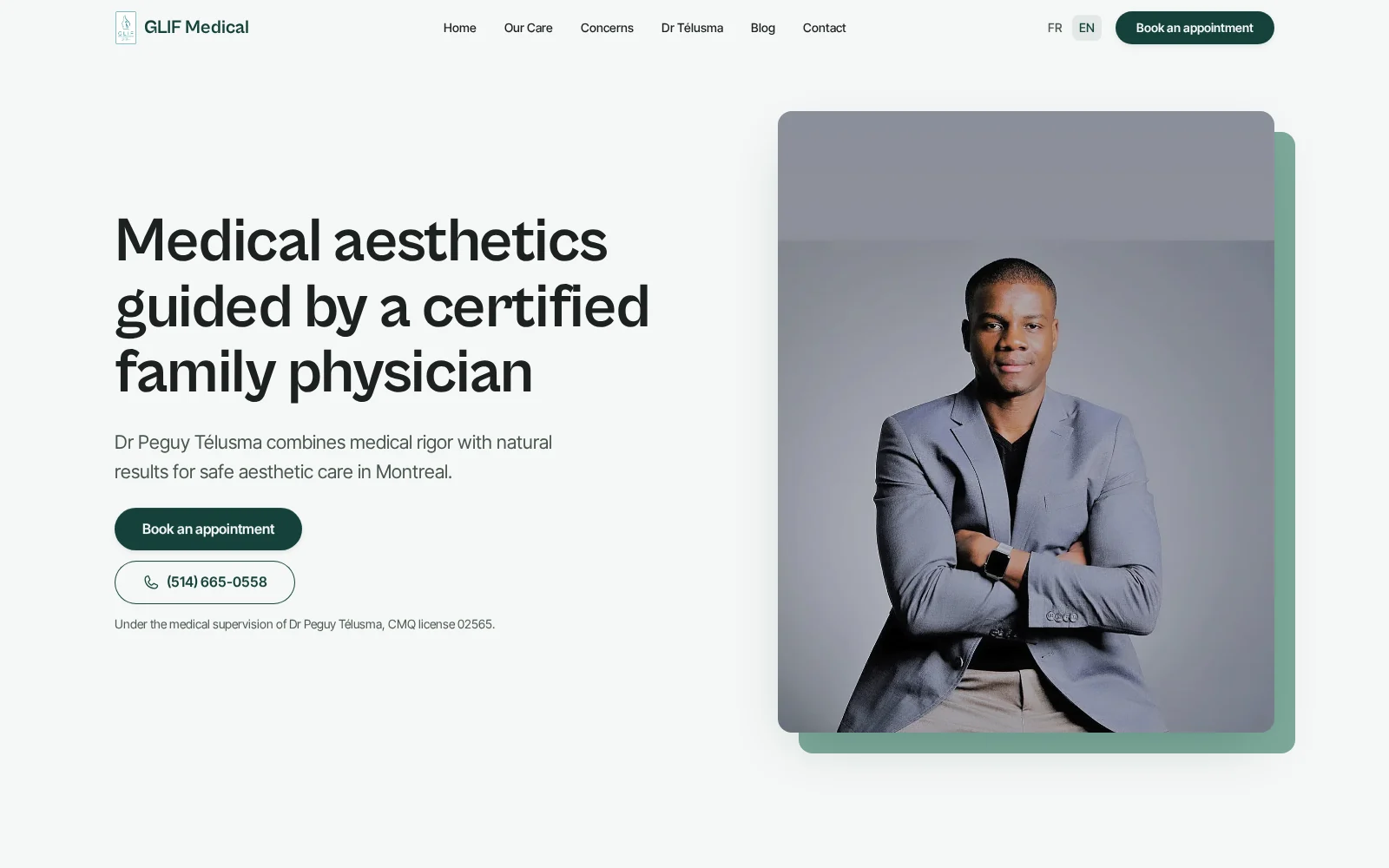 Dr Peguy Télusma, GLIF Medical