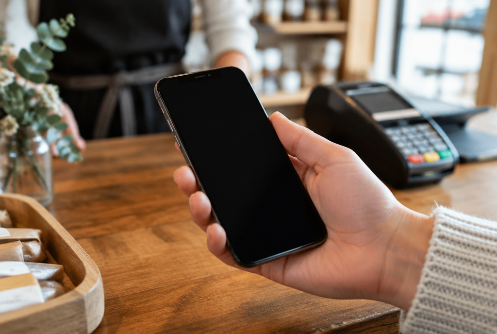 Bouton d'appel sur mobile, gros plan d'une main tenant un téléphone